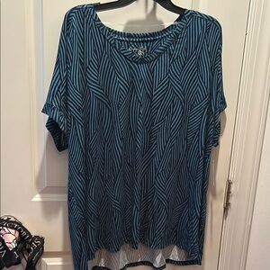 Terra & Sky Women's Plus Size Tunic Shirt NWT